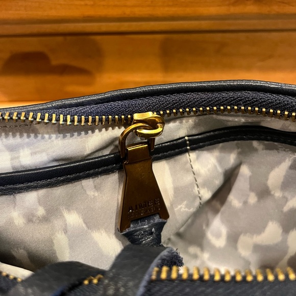 *SOLD* Aimee Kestenberg Take Me Out Fringe Crossbody Shoulder Bag - Deep Indigo - Picture 15 of 16